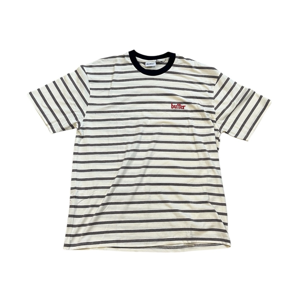 Striped Butter good tee